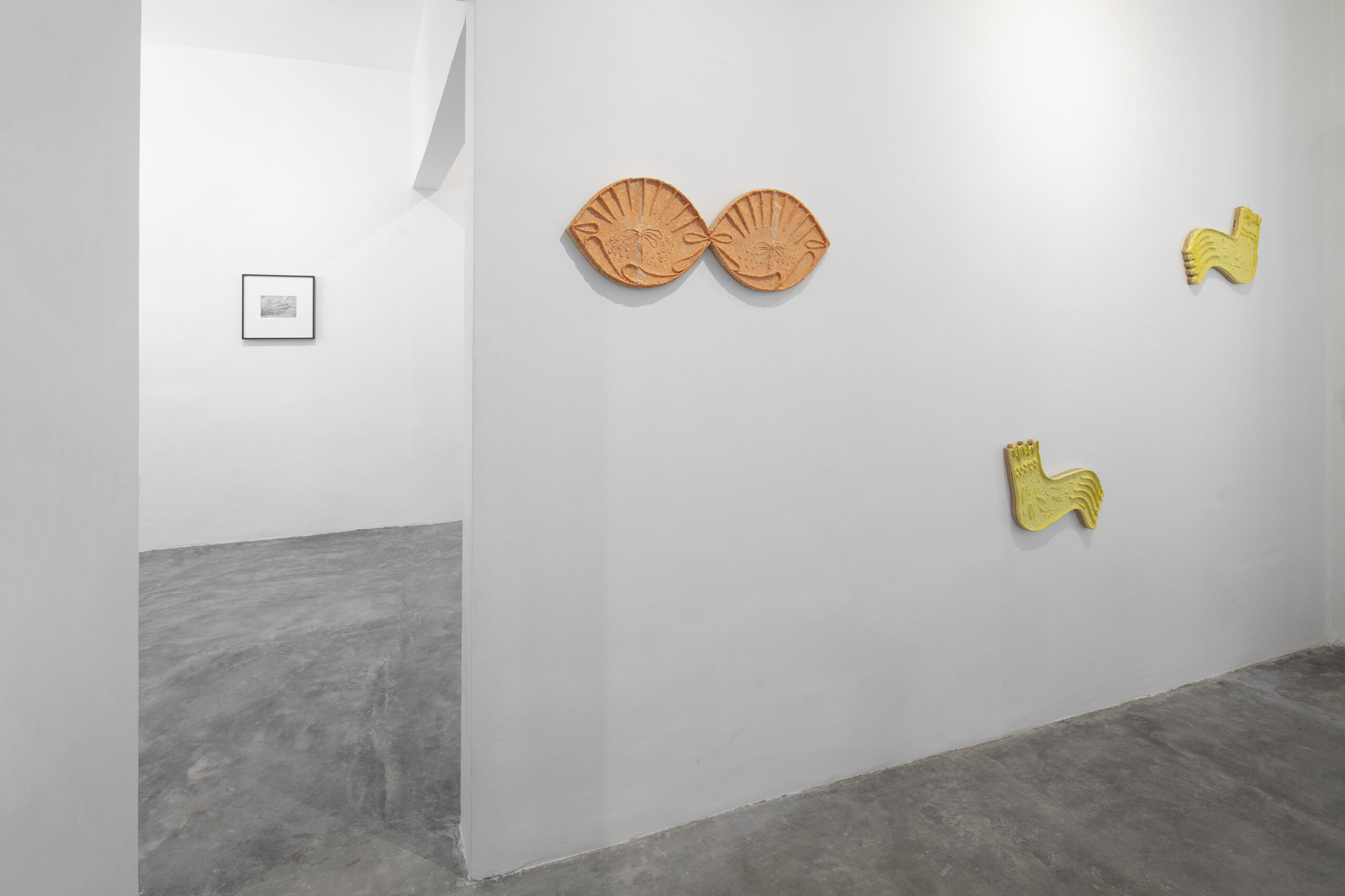 Installation view of Nosotrxs, at Commonwealth and Council x Galería Agustina Ferreyra